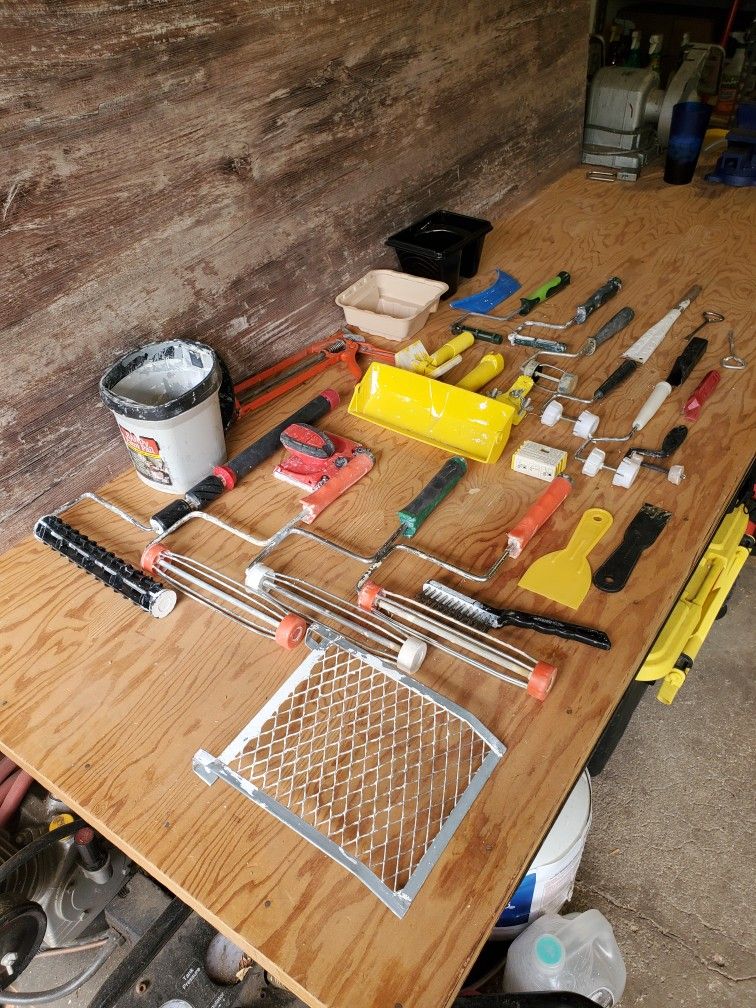 Painting Tools, Caulk Gun, Paint Roller Handles