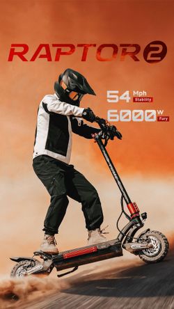 54 MPH YUME RAPTOR 2.0 ELECTRIC SCOOTER
