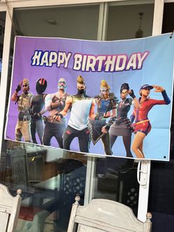 Fortenite birthday banner