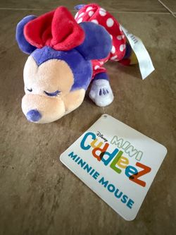 Disney Minnie Mouse Mini Cuddleez 6" Plush WITH TAGS
