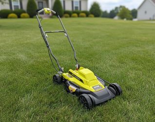 Ryobi 40V Lithium-Ion 18-inch 2-in-1 Cordless Push Electric Lawn Mower! Works great! Just the mower, no battery or charger. Retails $219