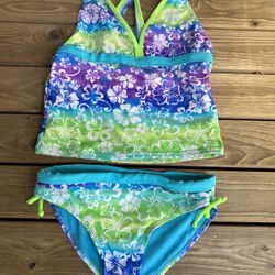 Girls Size 10 Swimsuit Set 