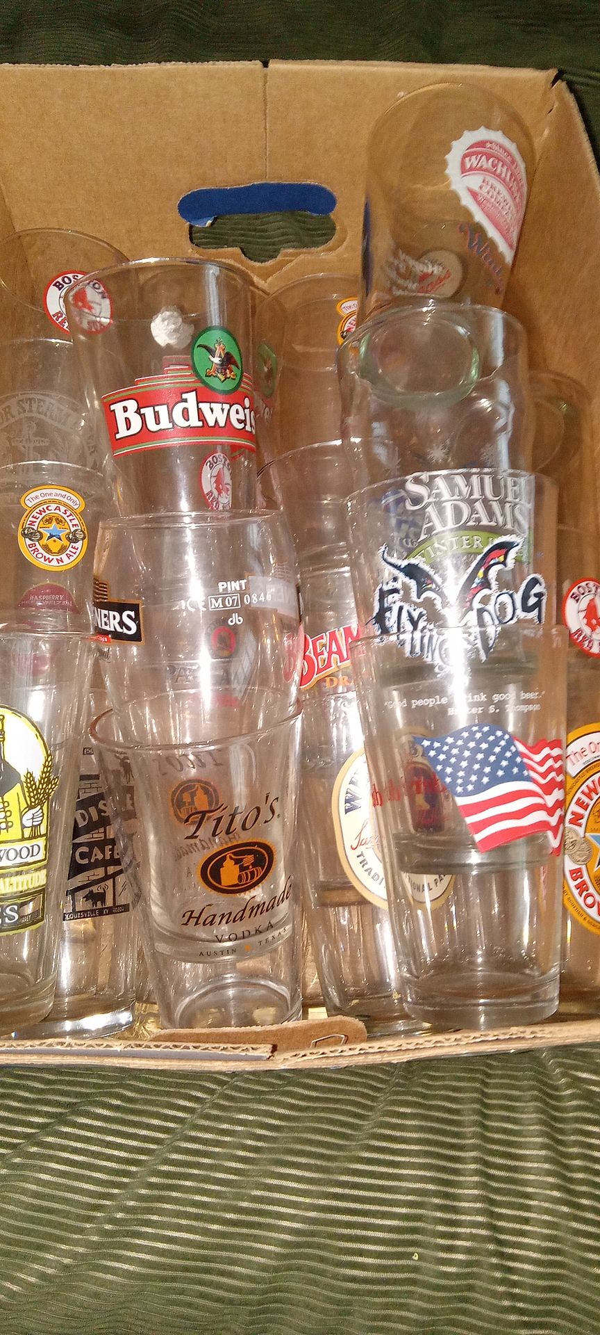 Giant Lot if high quality collectable bar glasses deal