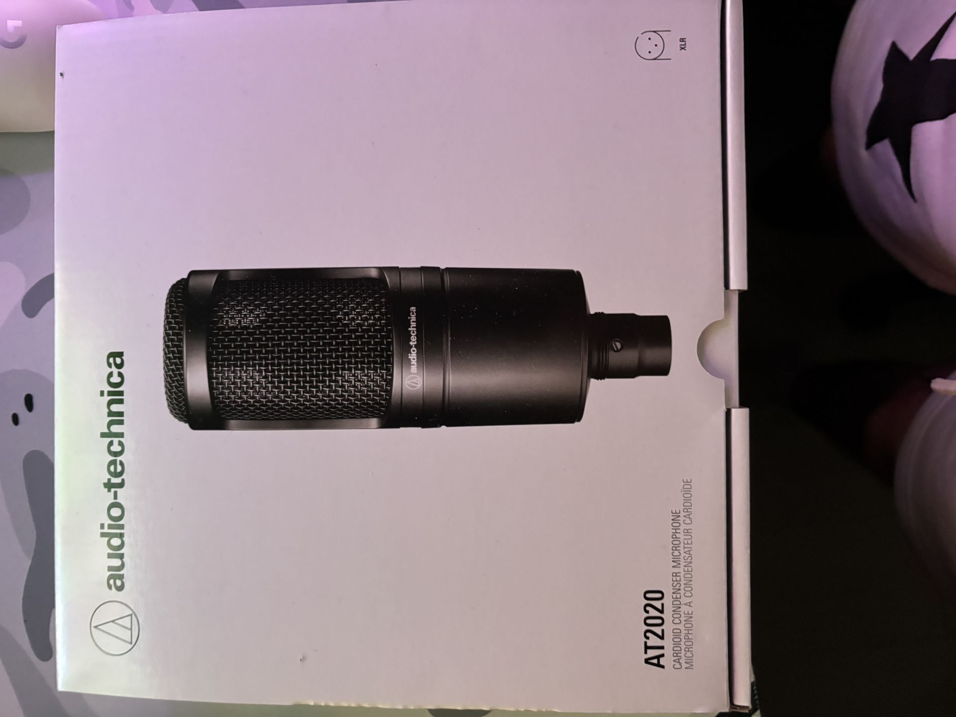 Audio technica AT2020 studio mic