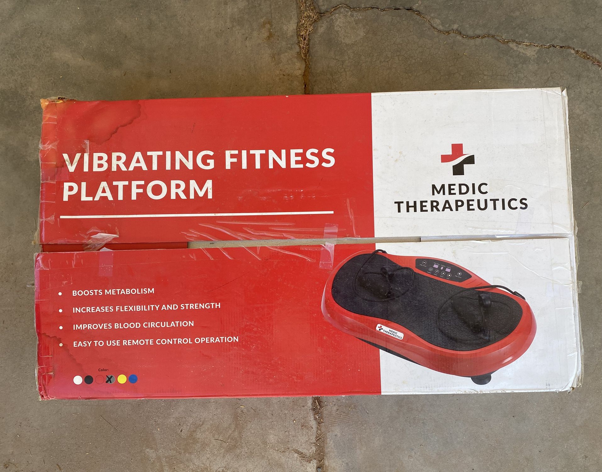 Vibrating Fitness Platform - Exercise