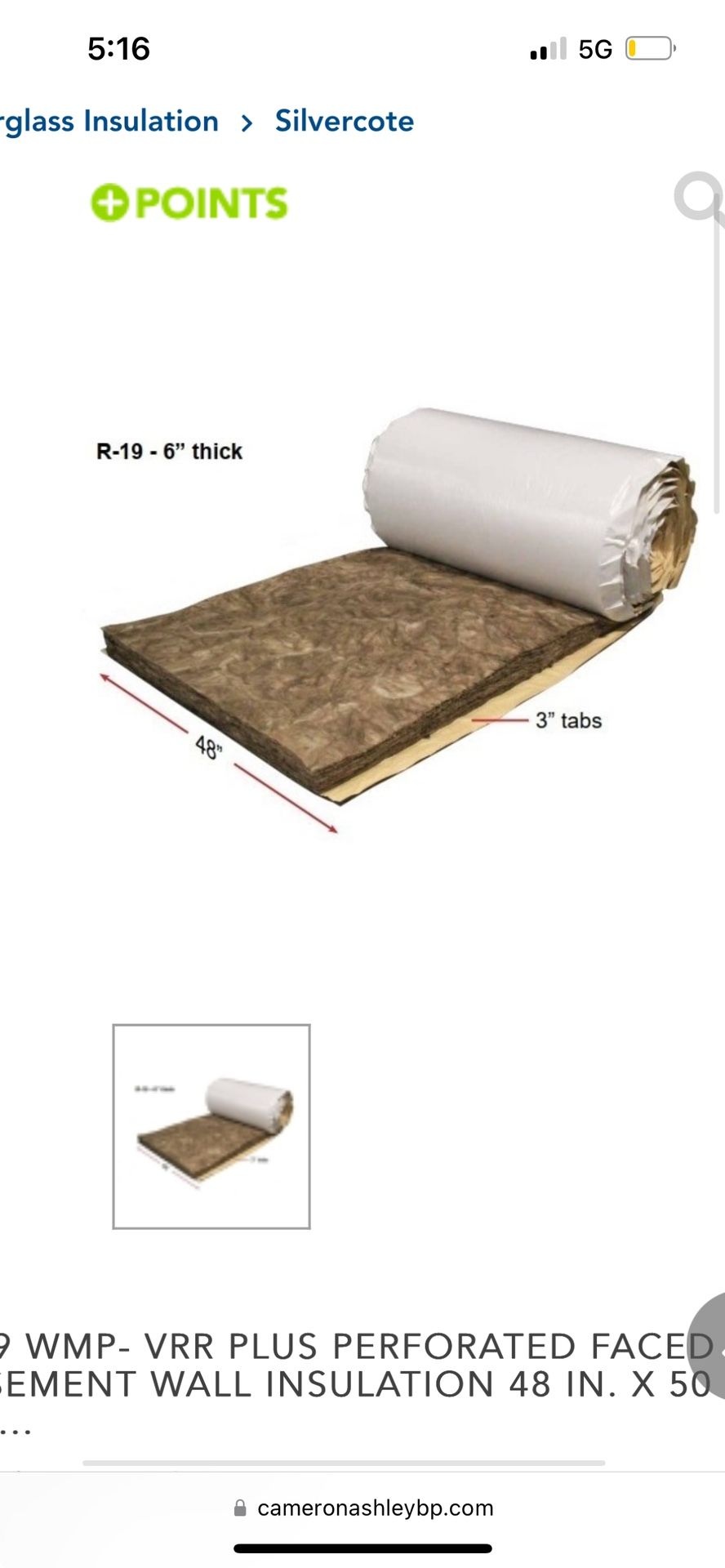 Silvercote Laminated Insulation $400 OBO
