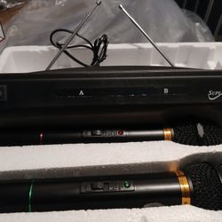 Brand New Dual Wireless Mic System 