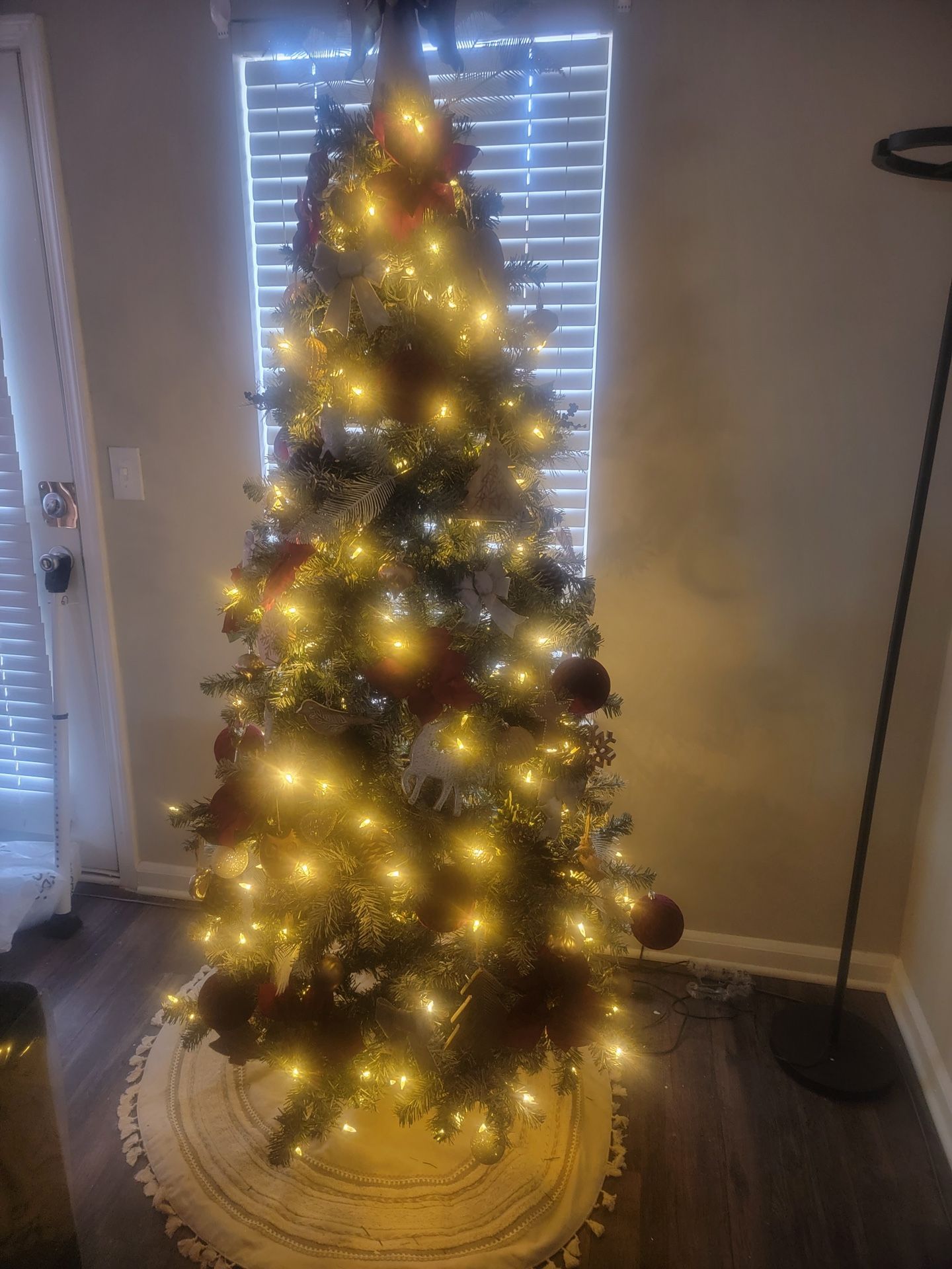 Pre Lit 7 Feet Christmas Tree Box & Ornaments Not Included