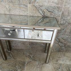$149  Mirror Vanity Console Table Side Table Night Table Foyer Makeup Table Desk Task Table 