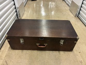 Telescope -  Wooden Storage Trunk