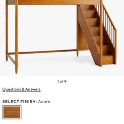 Pottery Barn Kids x West Elm Twin Loft Bed 