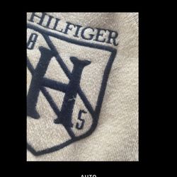 EUC Tommy Hilfiger Jacket Mens M Brown Fleece Lined Hooded Coat Full Zip Casual