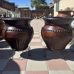 New Flower Pots Made Out Of Clay 