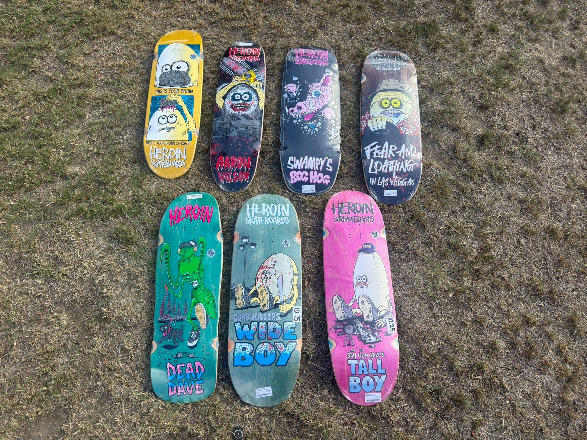 Heroin Brand Skateboard Decks - Sealed