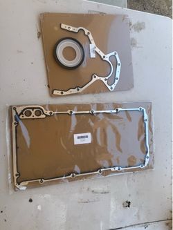Oil pan and gaskets
