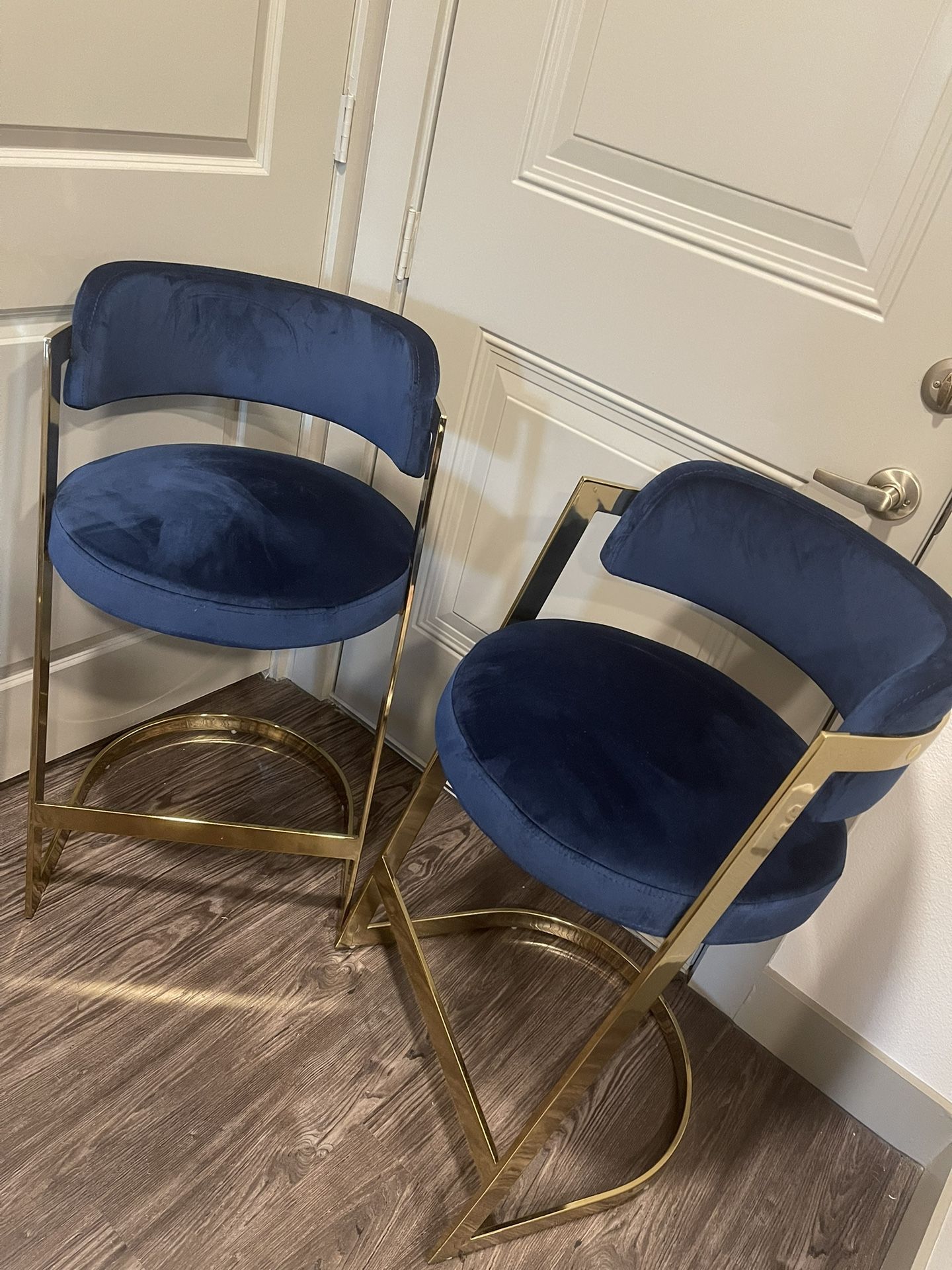 Blue Bar Stools