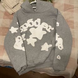 Sp5der hoodie grey