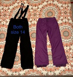 Snow Bibs, Kid’s 14, 14/16, XL (16-18)