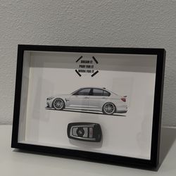 Bmw m3 f80 art frame