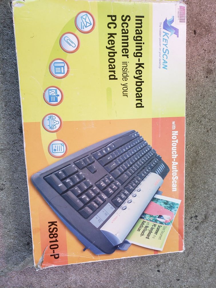 KEY SCAN Imaging- Keyboard Scanner inside your. New.