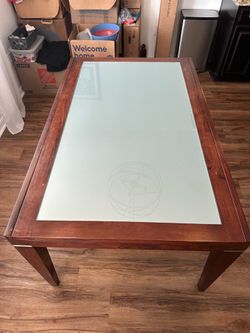 Dining room table with chairs