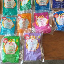 1999 TY Beanie Babies McDonald's Happy Meal Collection 1-10 *New*
black 13
