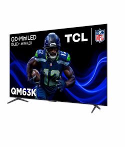 TCL 55”  QM63K QD-Mini LED QLED TV Brand New Open Box Missing Remote Control