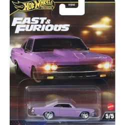 2025 HOT WHEELS PREMIUM FAST AND FURIOUS 1966 Chevy Impala Purple