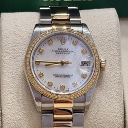 Rolex Preowned Ladies 31mm DateJust Quickset 