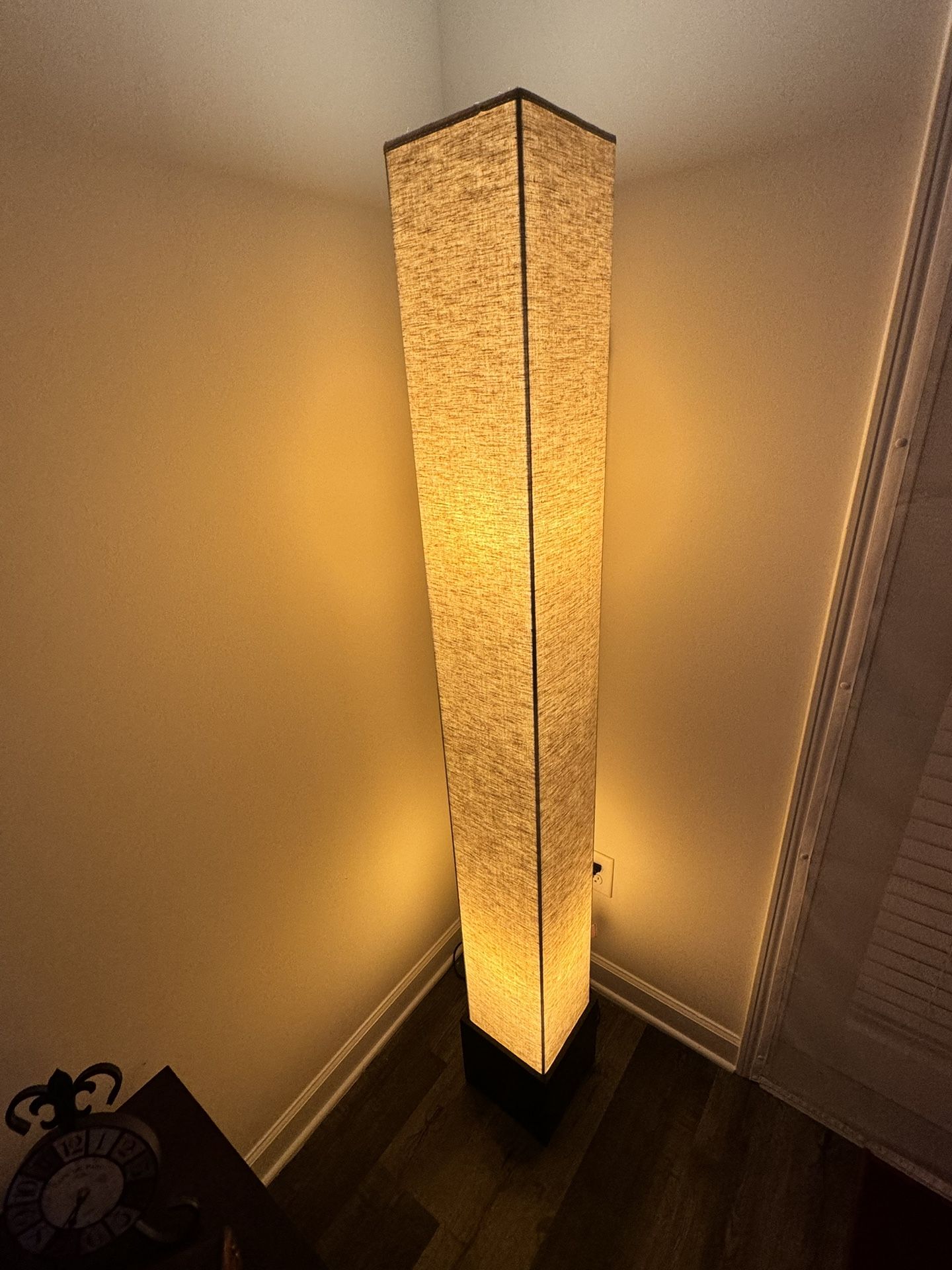 6ft Pier 1 Square Floor Lamps (2)