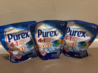 Purex 4-in-1 + OXI Laundry Pacs 17-Count (3 Pack)
