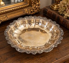Silver plated bowl