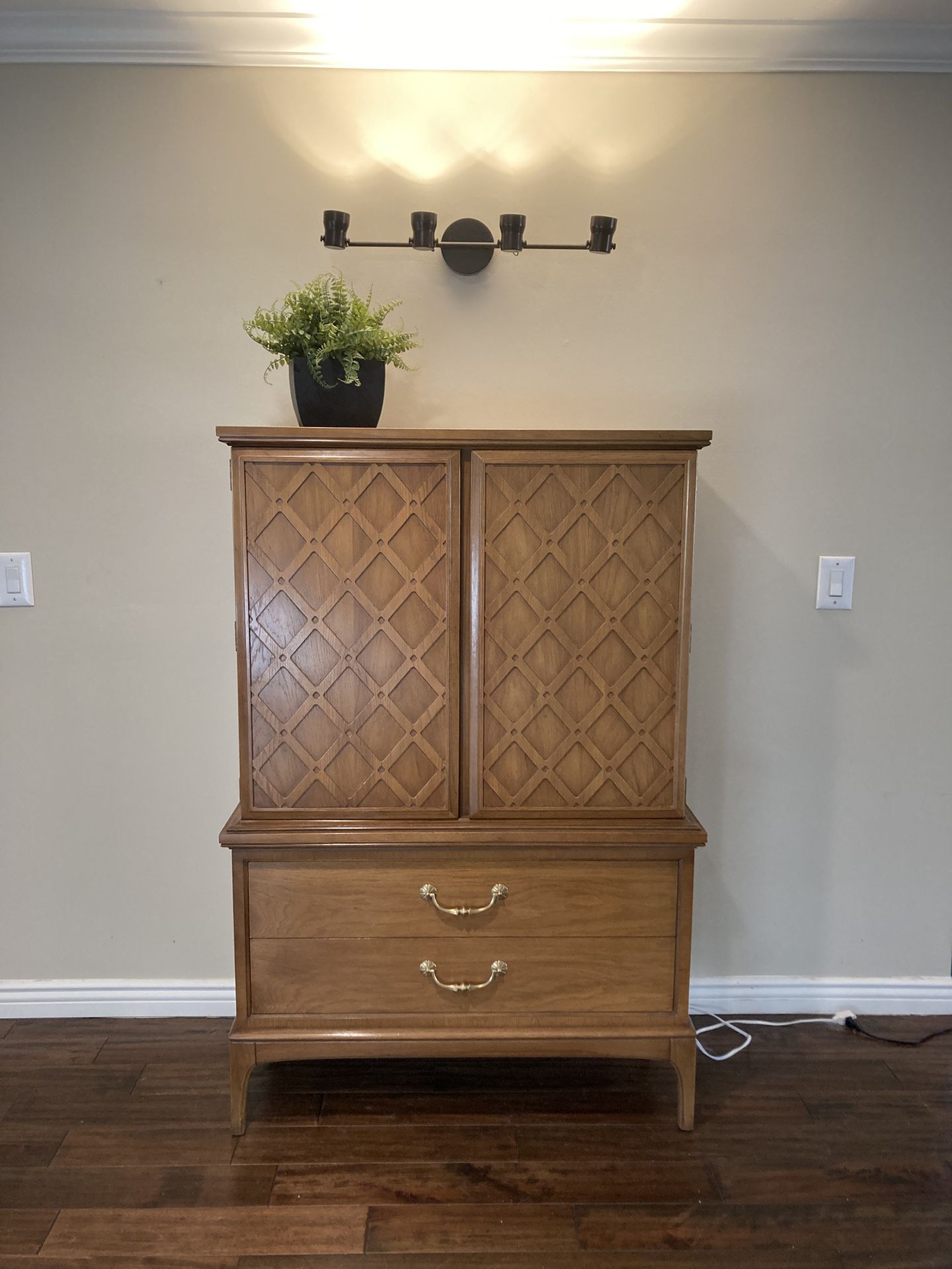 Beautiful Mid Century Modern Six Drawer Armoire c. 1960’s