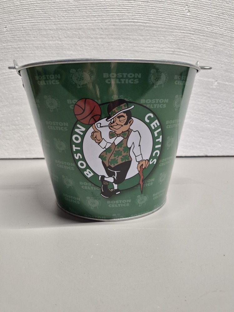 Boston Celtics Metal Bucket