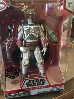 Star Wars die cast bobba fett. Brand new in box. Awesome figure