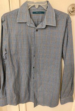 Perry Ellis Slim Fit Button-Down Dress Shirt
