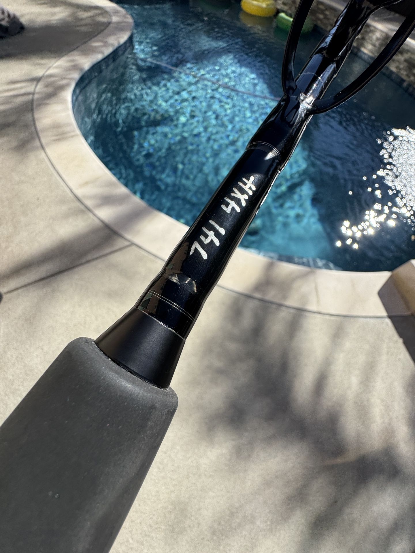 Custom Like New Okuma PCH 4xHVY!! Salt Water Fishing Rail Rod. 