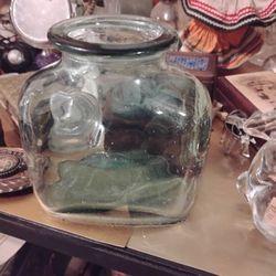 Aqua Green  blue rectangle.vase