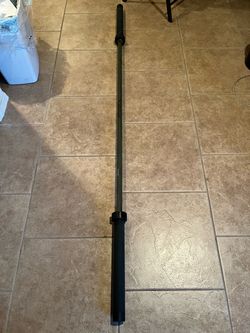 Olympic green Cerakote weight bar 7ft 45lbs