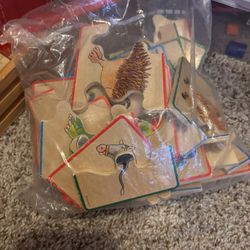 Wooden Learning Puzzle Set - Kids