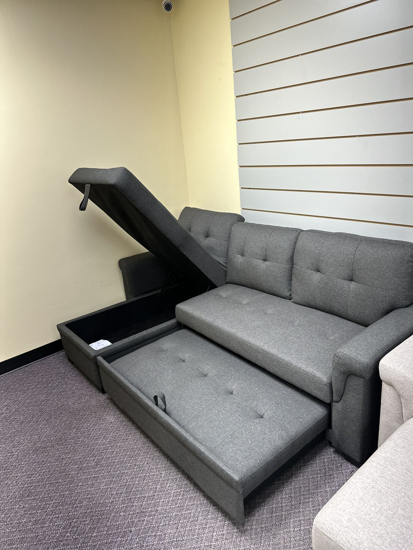 Modern sectional Sleeper sofa sale- limited supply- zero interest Finance available- shop now pay later.  