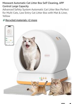 MeoWant automatic cat litter box safety protection system
