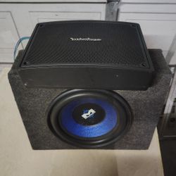 It's an amp and a 12 subwoofer 