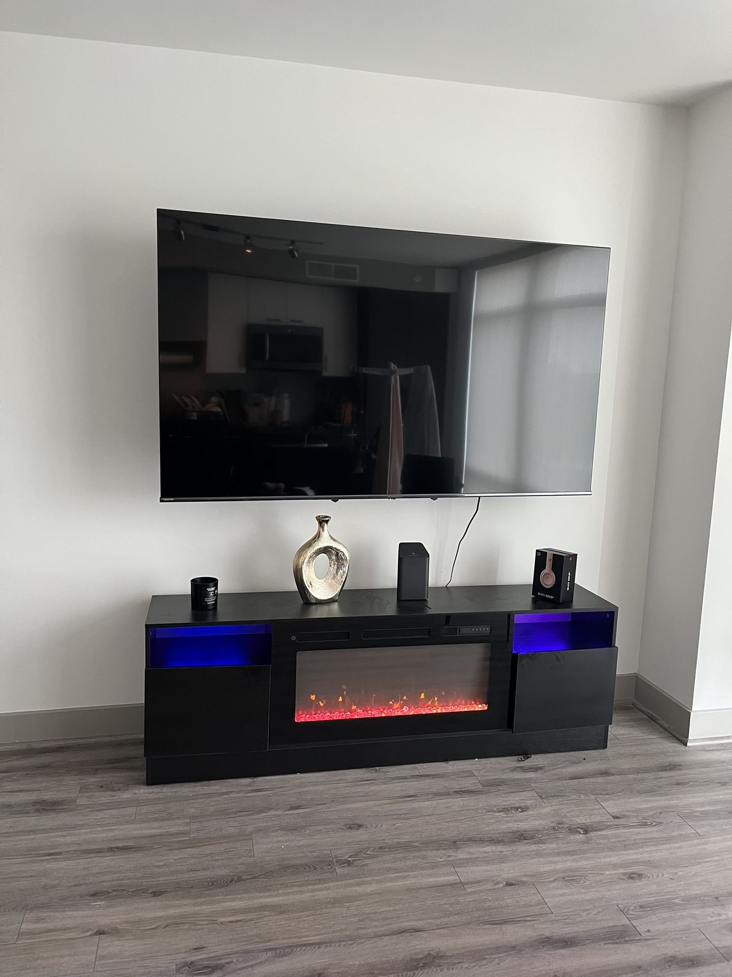 Fireplace TV Stand 70” Inch