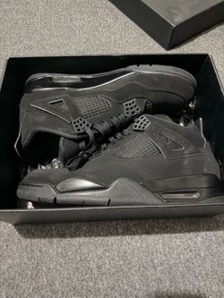 Black Cat Air Jordan 4s