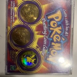 Hasbro Pokemon Battling Coin Game 3 Unique Coins 1999