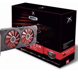 XFX Radeon RX 570 RS XXX Edition 1286MHz, 8gb GDDR5, DX12 VR, AMD Graphics Card