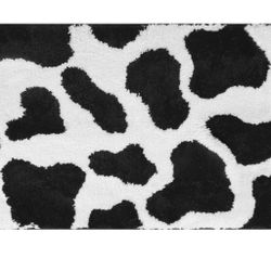 Cow & Pink Bathroom Decor