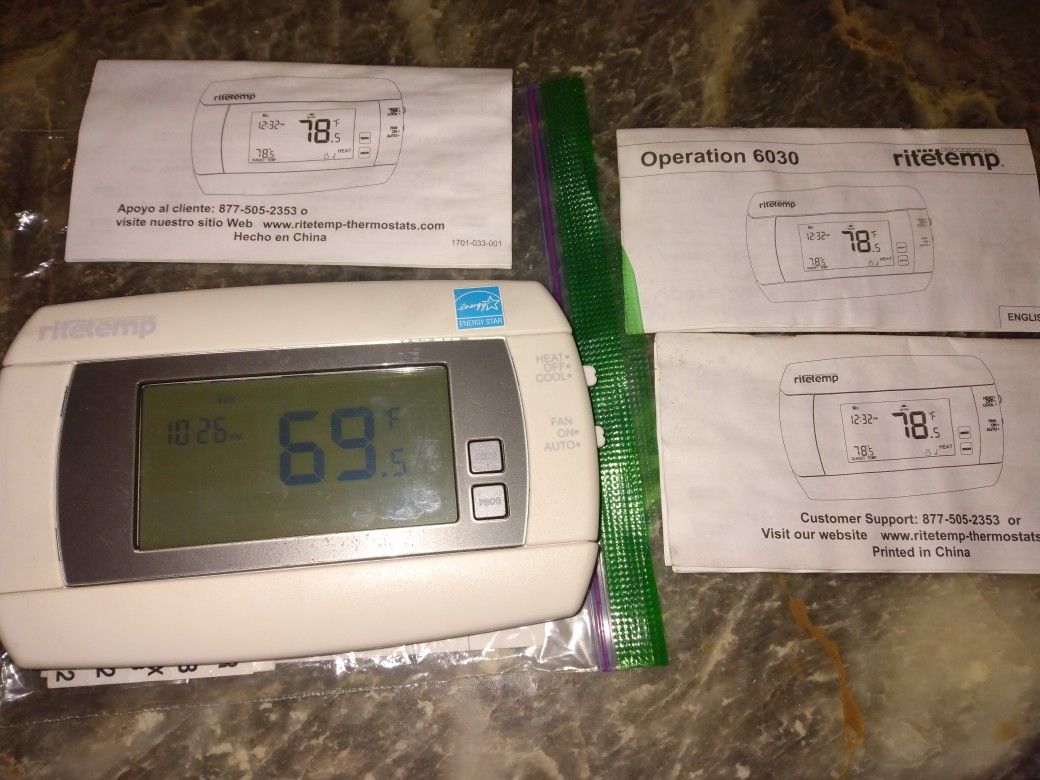 Ritetemp Thermostat Touchscreen