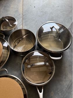 KitchenAid 13pcs stainless steel cookware set